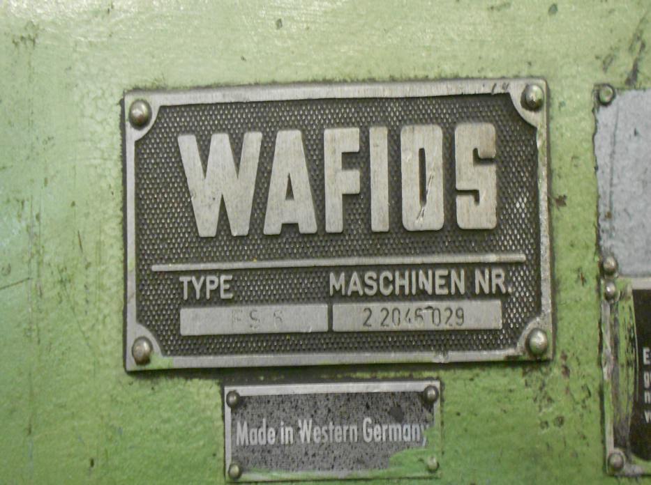 б у пружинонавивочный станок WAFIOS FS 6