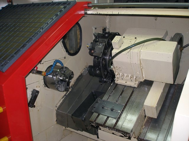 Токарный полуавтомат с ЧПУ EBOSA CNC 140